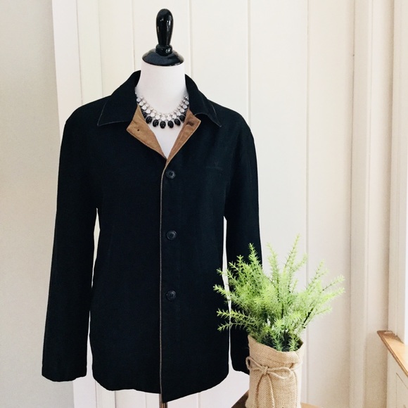 Giorgio Armani Jackets & Blazers - GIORGIO ARMANI Black Super Soft Italian Jacket